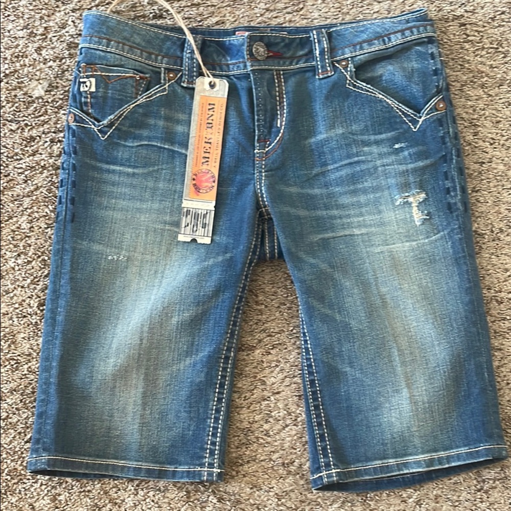 MEK Blue Jean Shorts for Women